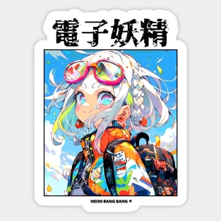 Japanese Anime Manga Cute Kawaii Girl Urban Harajuku Streetwear Sticker